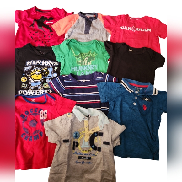 Boys top short sleeves size 12-2T - Picture 3 of 3